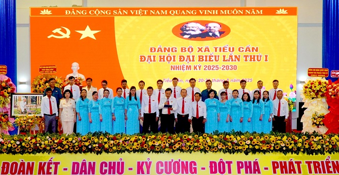 Đảng bộ xã Tiểu Cần tổ chức thành công Đại hội đại biểu lần thứ I, nhiệm kỳ 2025 - 2030