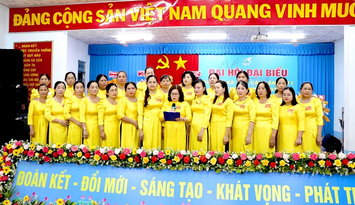 Tiểu Cần: Hội Liên hiệp Phụ nữ tổ chức Đại hội đại biểu lần thứ I, nhiệm kỳ 2025 - 2030