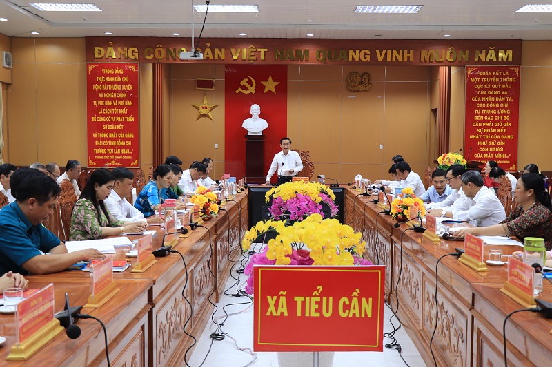 Tiểu Cần: Hội nghị Ban Thường vụ Đảng ủy mở rộng tháng 11/2025
