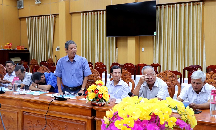 Tiểu Cần: Lấy ý kiến cán bộ hưu đóng góp kết quả thực hiện nhiệm vụ 9 tháng và phương hướng những tháng còn lại năm 2025