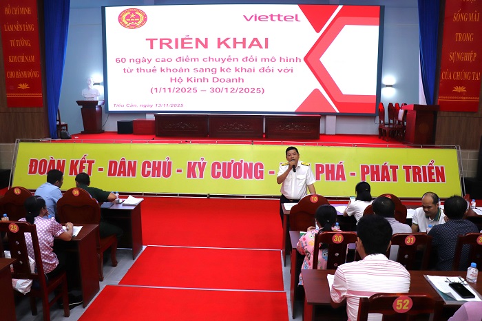 Tiểu Cần: Chuyển đổi mô hình từ thuế khoán sang kê khai