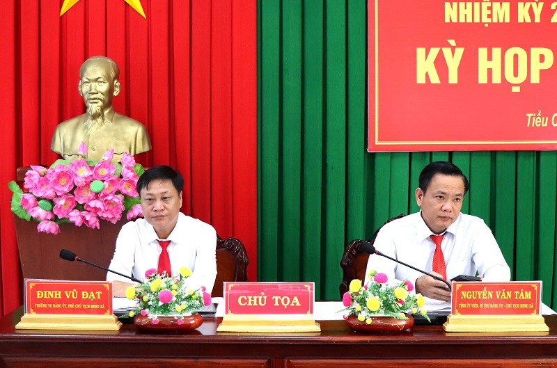 Tiểu Cần: HĐND xã tổ chức thành công kỳ họp thứ 3, khóa I, nhiệm kỳ 2021 - 2026