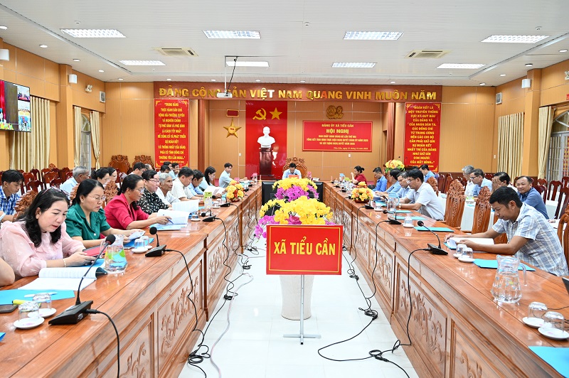 Tiểu Cần: Tham dự hội nghị tổng kết công tác kiểm tra, giám sát và kỷ luật Đảng năm 2025