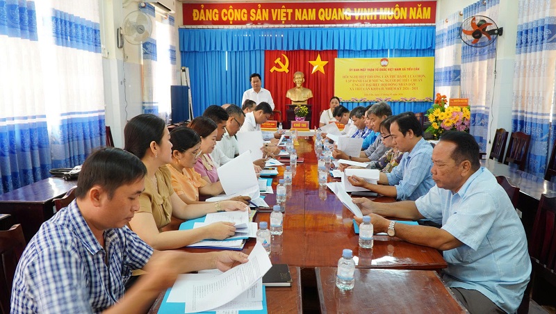 Tiểu Cần: Ủy ban MTTQ Việt Nam xã tổ chức hội nghị hiệp thương lần thứ ba