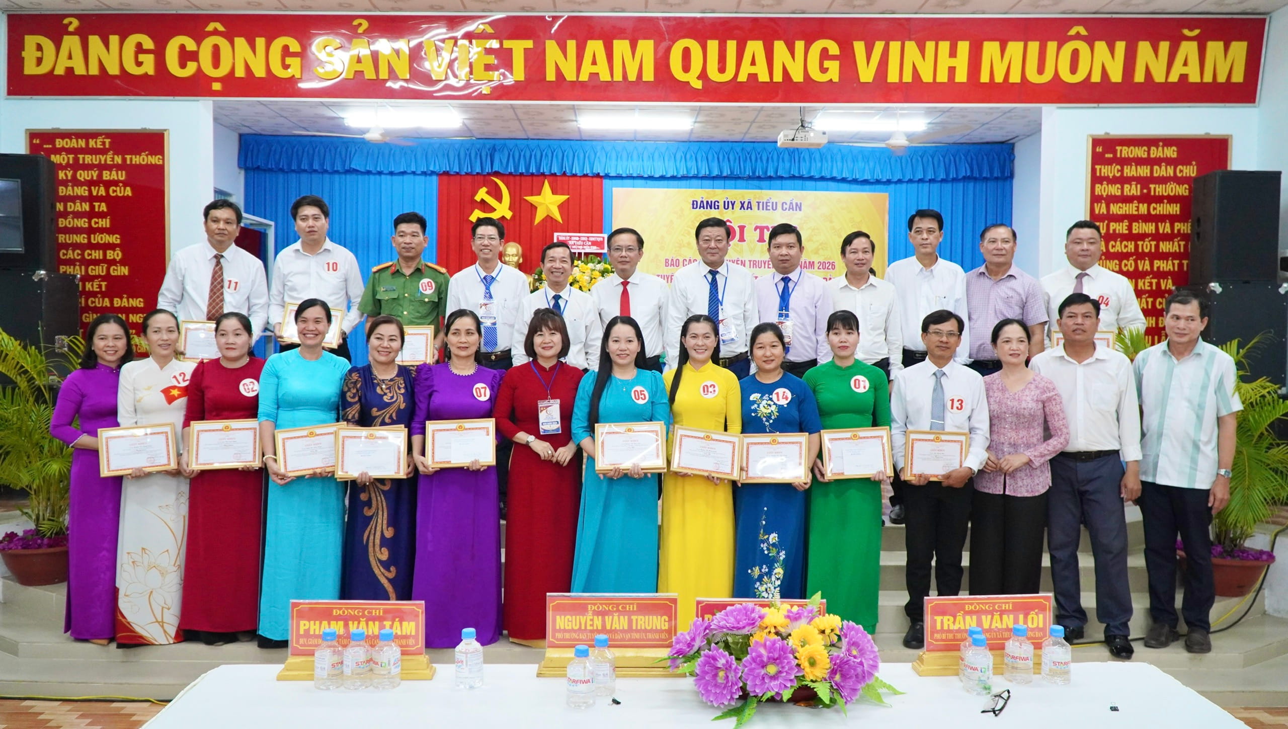 Tiểu Cần: Tổ chức hội thi Báo cáo viên, Tuyên truyền viên giỏi năm 2026
