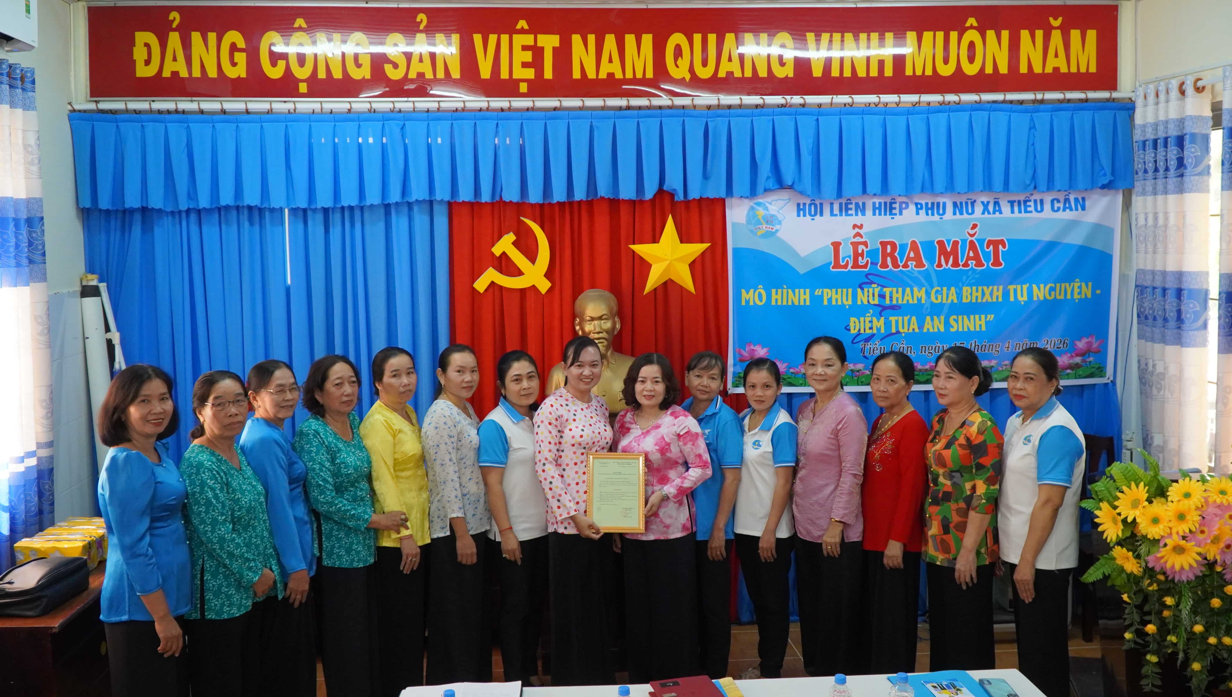 Ra mắt mô hình “Phụ nữ tham gia Bảo hiểm xã hội tự nguyện – điểm tựa an sinh”